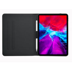 BOOKBAND - Custodia a libro con funzione stand con banda elastica per chiusura, porta pennino compatibile con Apple iPad 10.2 2019/10.2 2020/7 gen/8 gen/9 gen