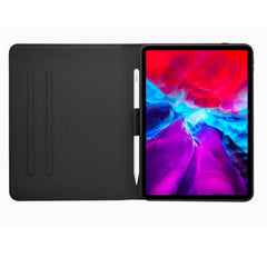 BOOKBAND - Custodia a libro con funzione stand con banda elastica per chiusura, porta pennino compatibile con Apple iPad Pro 12.9 2018/ 2020/ 2021/ 2022