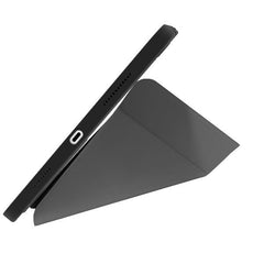 BOOKMAG- Custodia a libro, con retro cover trasparente, ultra sottile, materiale resistente agli urti, on/off display compatibile con Apple iPad 11" 11th gen/ iPad 10.9"