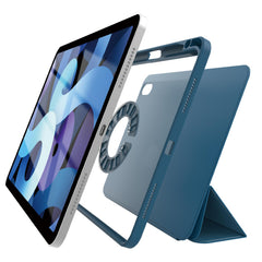 BOOKMAG - Custodia colore blu magnetica removibile, composta da cover e custodia magnetiche compatibile con Apple iPad 10.9 10 gen/ iPad 11 11 gen 2025