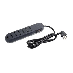 Multipresa SLIM6 bipasso con interruttore safe e cavo - grigia