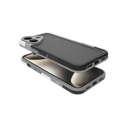 BUMPER - Bumper cover in materiale flessibile, protegge i bordi e la fotocamera posteriore compatibile con Apple iPhone 16 [IPHONE 16 CASES]