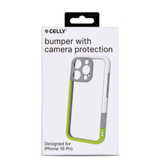 BUMPER - Bumper cover in materiale flessibile, protegge i bordi e la fotocamera posteriore compatibile con Apple iPhone 16 Pro [IPHONE 16 CASES]