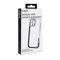 BUMPER - Bumper cover in materiale flessibile, protegge i bordi e la fotocamera posteriore compatibile con Apple iPhone 16 Pro Max [IPHONE 16 CASES]