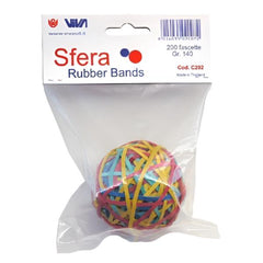 SFERA DI ELASTICI ASSORTITI DA 200 PZ
