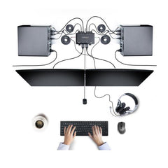 KVM Switch USB-C DisplayPort a 2 porte