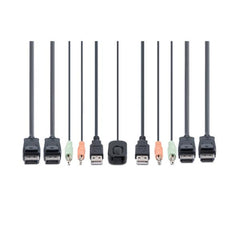 KVM SWITCH DISPLAYPORT 2 PORTE