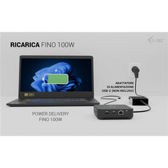 Docking Station USB-C DP doppio monitor HDMI (2xHDMI) con PD 100 W