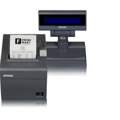 EPSON STAMPANTE FISCALE FP81II RT DA 58 MM - DISPLAY LCD, TASTIERA 23 TASTI, USB, LAN, RS232
