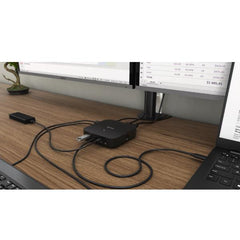 Docking Station USB-C per Doppio Monitor: 1xHDMI + 1xDP + PD 100W