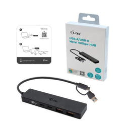 HUB Universale USB-C / USB-A a 4 Porte USB: 2x USB-C 3.2 Gen 2 (10Gbps) + 2 x USB-A 3.2 Gen 2 (10Gbps)