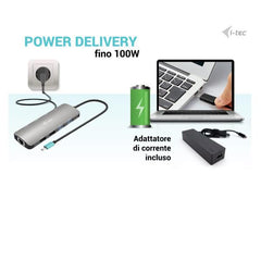 Docking Station USB-C Doppio Monitor: 2X HDMI + PD 100W + Alimentatore