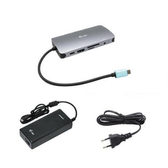 DOCKING STATION USB-C 11 in 1 con HDMI + VGA+ RJ45 LAN + PD100W con Alimentatore