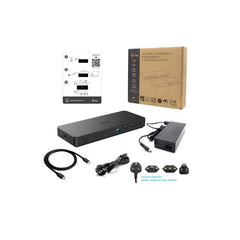 Docking station USB-C Tre Monitor 4K (2xDP +1xHDMI) + 6 xUSB, con alimentatore