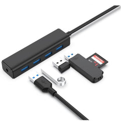 HUB USB 3.0 4-PORTE con Jack Alimentazione