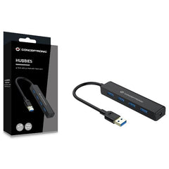 HUB USB 3.0 4-PORTE con Jack Alimentazione