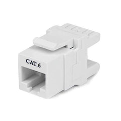 Jack Keystone RJ45 Cat6 bianco