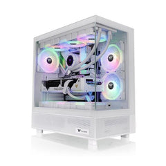 View 270 TG ARGB Snow Mid Tower Chassis