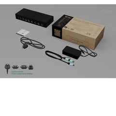 Docking Station USB-C/A x 5 Monitor (3xHDMI + 2xDP)+ PD 100W con alimentatore
