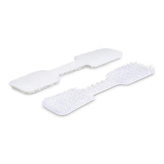 Etichette per cavi da 9cm, confezione da 100, bianco, Etichette per la gestione cavi con fissaggio a strappo, etichette segnacavi scrivibili
