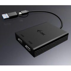 Adattatore Video Universale USB-A/USB-C Doppio Monitor HDMI 4K/60Hz (2xHDMI)