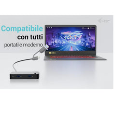 HUB KVM: 4 porte 2X USB-C + 2X USB-A 3.0
