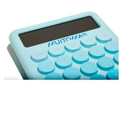 MUITOMAS - Calcolatrice tascabile blu ottanio