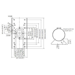 LEVELONE CAS-7303 - SUPPORTO MONTAGGIO TELECAMERA SU PALO VERTICALE