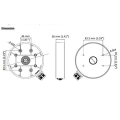 LEVELONE CAS-7359 - CUSTODIA DI GIUNZIONE PER TELECAMERA L1 FCS-3098_V2