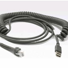 CABLE - RS232: DB9 FEMALE CONNECTOR,9 FT.(2.8M) COILED,TXD ON 2,12V (REQUIRES 12V POWER SUPPLY),LOW TEMP -30C