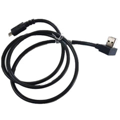 USB-C cable with 90 degree bend in USB-C adapter