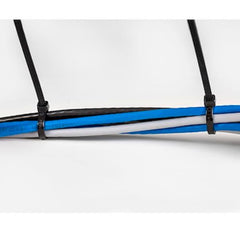 Fascetta Fermacavi da 25cm - Fascetta in Plastica Stringicavo larga 4mm, Diametro del Fascio 68mm