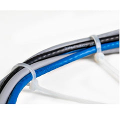 Fascette fermacavo riutilizzabili da 25 cm - 4 mm di larghezza, 55mm di diametro del fascio e resistenza alla trazione 22 kg