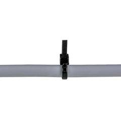 Fascetta Fermacavi da 10cm - Fascetta in Plastica Stringicavo Larga 2.5mm, Diametro del Fascio 22mm