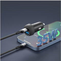 CC1USBC1USBA35W - 35W USB-A/USB-C Car Charger
