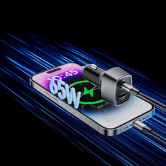 CC1USBC1USBA65W - 65W USB-A/USB-C Car Charger