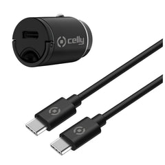CCMINITYPEC - 20W USB-C Car Charger+USB-C to USB-C Cable [PRO POWER]