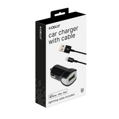 CCUSBLIGHT - 12W USB-A Car Charger+USB-A to Lightning Cable [TURBO]