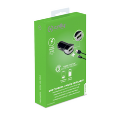 CCUSBMICRO - 12W USB-A Car Charger+USB-A to Micro Usb Cable [TURBO]