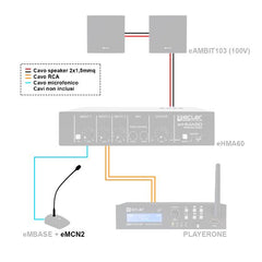 CEMCN2 Microfono da tavolo a collo di cigno, cardioide