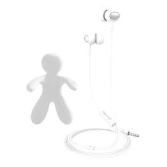 CESAREAUGUSTO - Profumatore da auto a forma di omino + auricolare a filo stereo IN-EAR con presa jack 3.5 mm