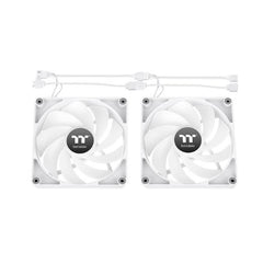 CT120 Reverse ARGB Sync PC Cooling Fan White (2-Fan Pack)