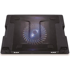 PAD DI RAFFREDDAMENTO x NOTEBOOK fino a 17", 1 VENTOLA, 1x USB