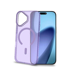COLORMAG - Cover rigida trasparente con finitura lavanda compatibile con la tecnologia Magsafe per Apple iPhone 17 [IPHONE 17 CASES]