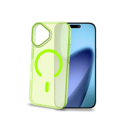 COLORMAG - Cover rigida trasparente con finitura limone compatibile con la tecnologia Magsafe per Apple iPhone 17 [IPHONE 17 CASES]