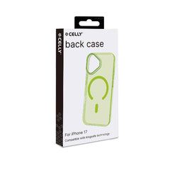 COLORMAG - Cover rigida trasparente con finitura limone compatibile con la tecnologia Magsafe per Apple iPhone 17 [IPHONE 17 CASES]