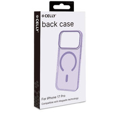 COLORMAG - Cover rigida trasparente con finitura lavanda compatibile con la tecnologia Magsafe per Apple iPhone 17 Pro [IPHONE 17 CASES]