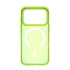 COLORMAG - Cover rigida trasparente con finitura limone compatibile con la tecnologia Magsafe per Apple iPhone 17 Pro [IPHONE 17 CASES]