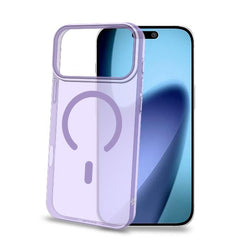 COLORMAG - Cover rigida trasparente con finitura lavanda compatibile con la tecnologia Magsafe per Apple iPhone 17 Pro Max [IPHONE 17 CASES]