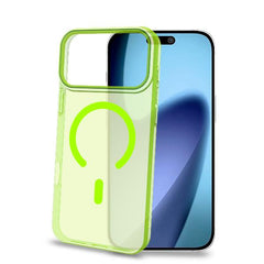 COLORMAG - Cover rigida trasparente con finitura limone compatibile con la tecnologia Magsafe per Apple iPhone 17 Pro Max [IPHONE 17 CASES]